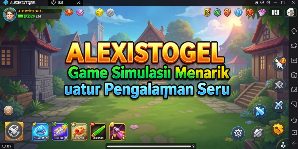 Screenshot gameplay ALEXISTOGEL menampilkan grafis dan interaksi seru.