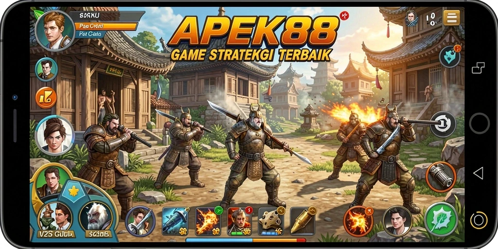 Tangkapan layar APEK88 menampilkan aksi strategi yang mendebarkan di battlefield.