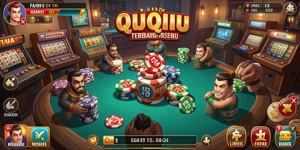 Screenshot menunjukkan momen seru dalam gameplay QiuQiu di FA99.