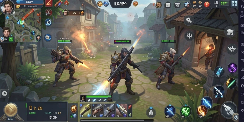 Tampilan gameplay menarik dari IDR89 dengan elemen strategi SLG.