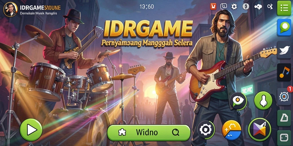 Screenshot gameplay <strong>IDRGAME</strong> menampilkan keseruan permainan musik yang interaktif.