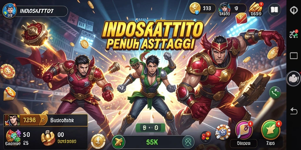 Tampilan gameplay seru dari INDOSATTOTO dengan aksi taruhan yang mendebarkan.