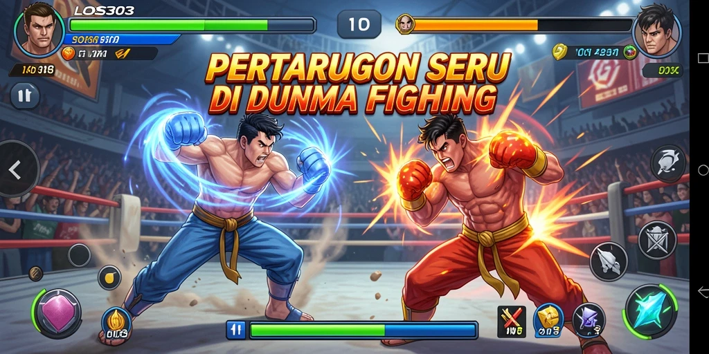 Tampilan gameplay LOS303 yang seru dan mendebarkan saat bertarung.