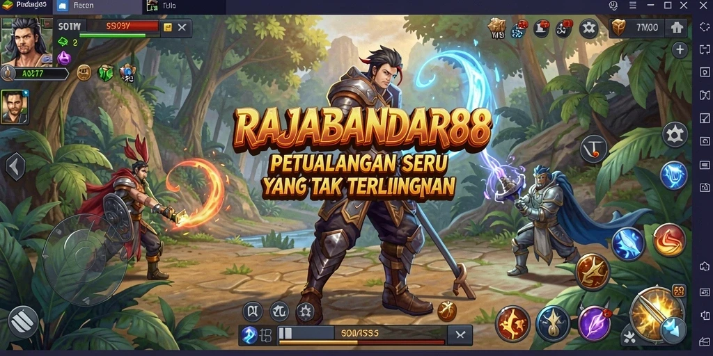 Screenshot RAJABANDAR88 menunjukkan karakter dalam aksi di petualangan yang menegangkan.