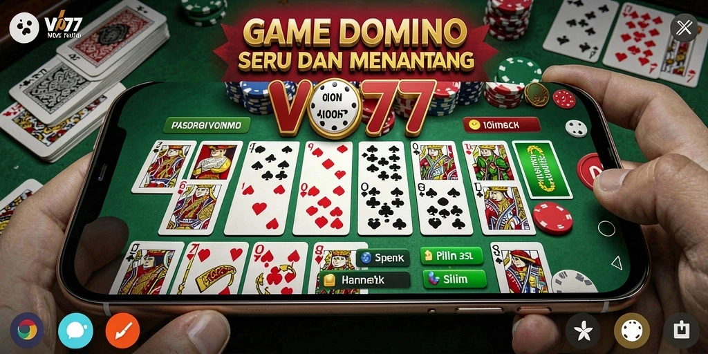 Gameplay seru VIO77 menampilkan aksi domino yang mendebarkan.