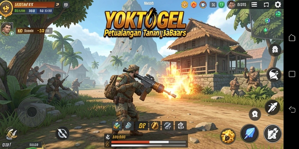 Tampilan gameplay YOKTOGEL dalam dunia terbuka dan penuh petualangan.